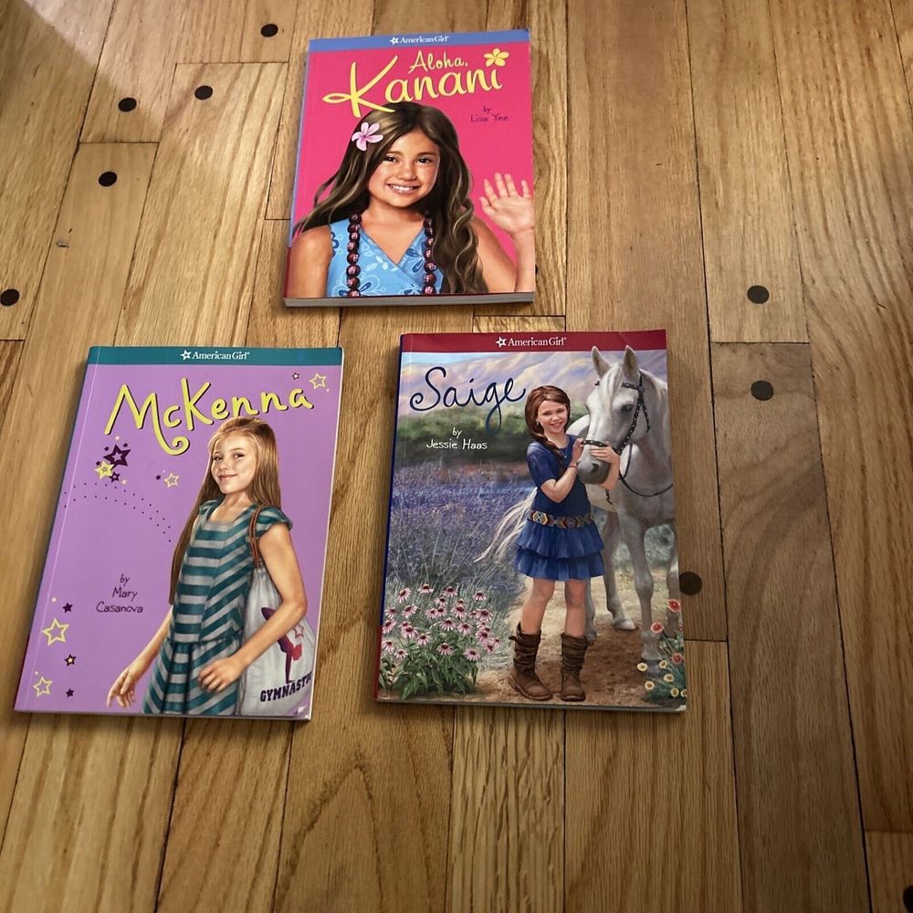 AMERICAN GIRL - MCKENNA, SAIGE, ALOHA KANANI Book 1 Paperback Set of 3